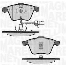 363916060607 MAGNETI MARELLI Комплект тормозных колодок, дисковый тормоз