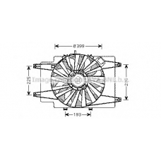 AL7505 Prasco Вентилятор, охлаждение двигателя