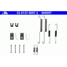 03.0137-9097.2 ATE Комплектующие, тормозная колодка