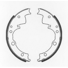 BS989 QUINTON HAZELL Комплект тормозных колодок