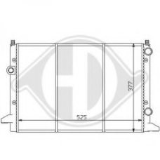 8138146 DIEDERICHS Радиатор, охлаждение двигателя