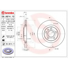 BS 8808 BRECO Тормозной диск