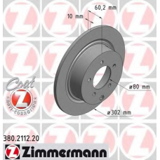 380.2112.20 ZIMMERMANN Тормозной диск