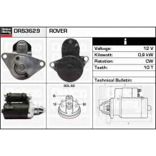 DRS3629 DELCO REMY Стартер