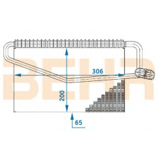 7402294 BEHR Evaporator