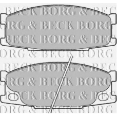BBP2193 BORG & BECK Комплект тормозных колодок, дисковый тормоз
