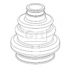 500399 ERT Комплект пылника, приводной вал