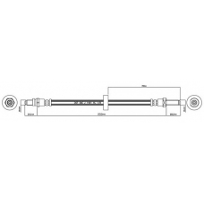 VBH237 MOTAQUIP Тормозной шланг