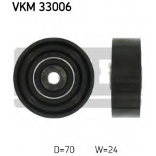 VKM 33006 SKF Паразитный / ведущий ролик, поликлиновой ремень