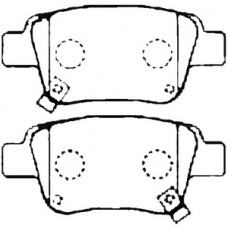 PK-1239 JNBK Колодки тормозные