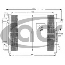 300475 ACR Конденсатор, кондиционер