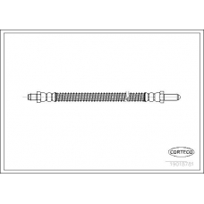 19018781 CORTECO Тормозной шланг