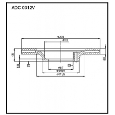 ADC 0312V Allied Nippon Гидравлические цилиндры