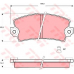 GDB148 TRW Комплект тормозных колодок, дисковый тормоз