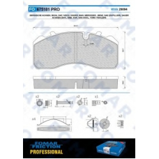 FO 675181 FOMAR ROULUNDS Комплект тормозных колодок, дисковый тормоз