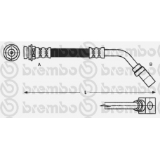 T 59 028 BREMBO Тормозной шланг