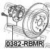 0382-RBMR FEBEST Ступица колеса