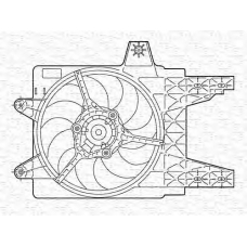 069402281010 MAGNETI MARELLI Вентилятор, охлаждение двигателя