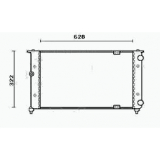 RM0258 EQUAL QUALITY Радиатор, охлаждение двигателя