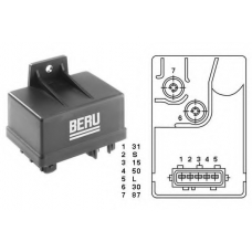 GR034 BERU Блок управления, время накаливания