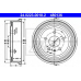 24.0223-0018.2 ATE Тормозной барабан
