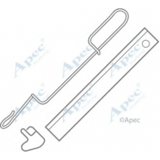 KIT1013 APEC Комплектующие, тормозные колодки