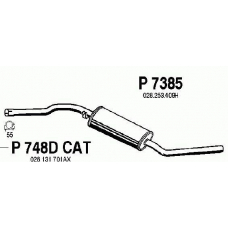 P7385 FENNO Средний глушитель выхлопных газов