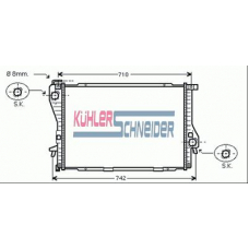 1416301 KUHLER SCHNEIDER Радиатор, охлаждение двигател