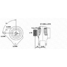 943355139010 MAGNETI MARELLI Генератор