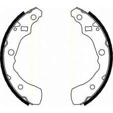 8100 41618 TRISCAN Комплект тормозных колодок