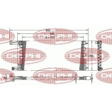 TSP0225164 DELPHI Конденсатор, кондиционер