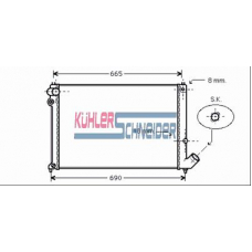 1509301 KUHLER SCHNEIDER Радиатор, охлаждение двигател