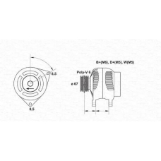 063321346010 MAGNETI MARELLI Генератор