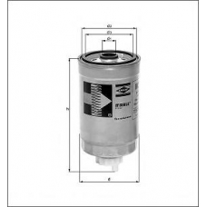 KC 221 MAHLE Топливный фильтр