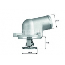 TI 207 87D MAHLE Термостат, охлаждающая жидкость