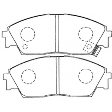 PN-8191 JNBK Колодки тормозные