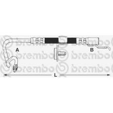 T 24 070 BREMBO Тормозной шланг