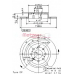 14865 METZGER Тормозной диск