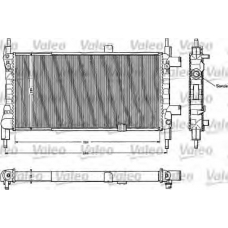 883856 VALEO Радиатор, охлаждение двигателя