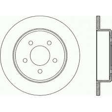 BDA1972.10 OPEN PARTS Тормозной диск