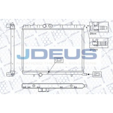 RA0070140 JDEUS Радиатор, охлаждение двигателя