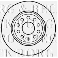 BBD4546 BORG & BECK Тормозной диск