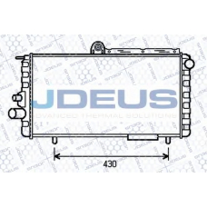 000V03 JDEUS Радиатор, охлаждение двигателя