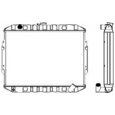 1321-0320 SAKURA  Automotive Радиатор, охлаждение двигателя