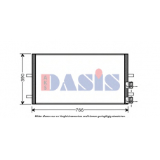 092038N AKS DASIS Конденсатор, кондиционер