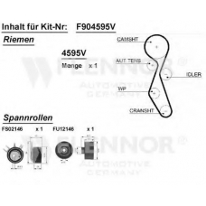 F904488V FLENNOR Комплект ремня грм