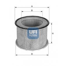 27.052.00 UFI Воздушный фильтр