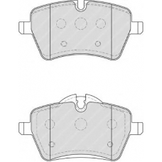 FDB4080 FERODO Комплект тормозных колодок, дисковый тормоз