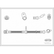 19032234 CORTECO Тормозной шланг