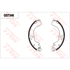 GS7346 TRW Комплект тормозных колодок